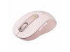 Logitech miška M650 Signature velikost M brezžična Bluetooth roza 910-006254