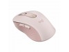 Logitech miška M650 Signature velikost M brezžična Bluetooth roza 910-006254