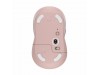 Logitech miška M650 Signature velikost M brezžična Bluetooth roza 910-006254