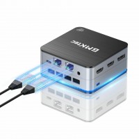 GMKtec računalnik mini PC G2 Intel N150 12GB RAM DDR5 256GB črn NucBox