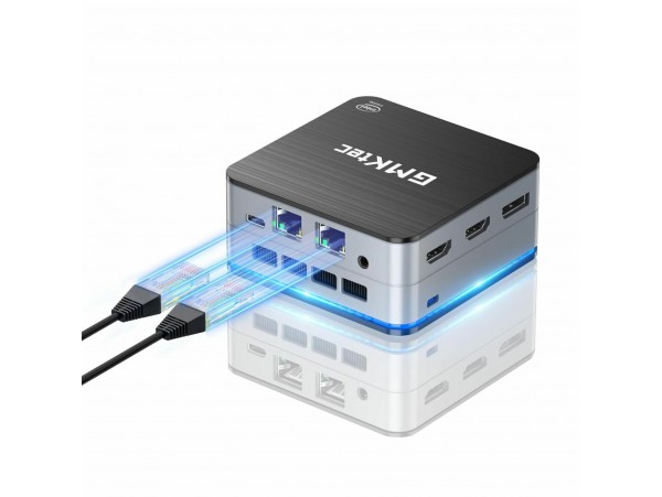 GMKtec računalnik mini PC G2 Intel N150 12GB RAM DDR5 256GB črn NucBox