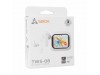 SBOX slušalke bele bluetooth z mikrofonom ANC LCD zaslon EB-TWS08-W