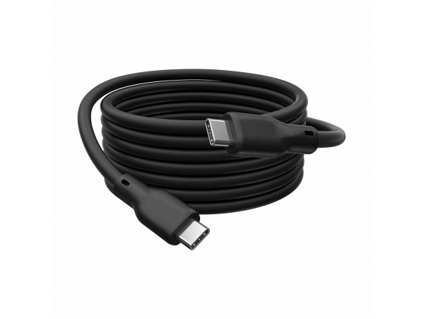 Digitus kabel USB 4.0 C-C 8K 60Hz 240W 2m črn silikonski AK-300344-020-S