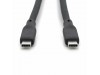 Digitus kabel USB 4.0 C-C 8K 60Hz 240W 2m črn silikonski AK-300344-020-S