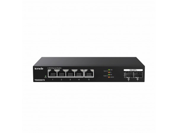 Tenda stikalo 2,5 Giga 5-port 2x SFP+ TEM2007X