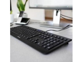Cherry tipkovnica KC1000 črna USB SLO g. JK-0800GB-2