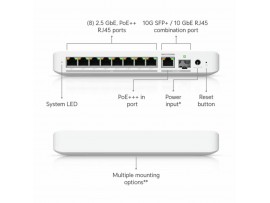 Ubiquiti stikalo  9-port 8x 2,5G 1x10G PoE++ Unifi USW-Flex-2.5G-8-PoE
