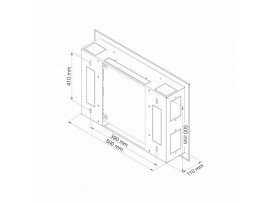 Triton kabinet RNA hibridni 500x500x110 izbočena vrata