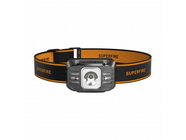 Naglavna svetilka Superfire 220lm polnilna HL75-X