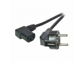 EFB napajalni kabel 220V EURO 5m kotni črn