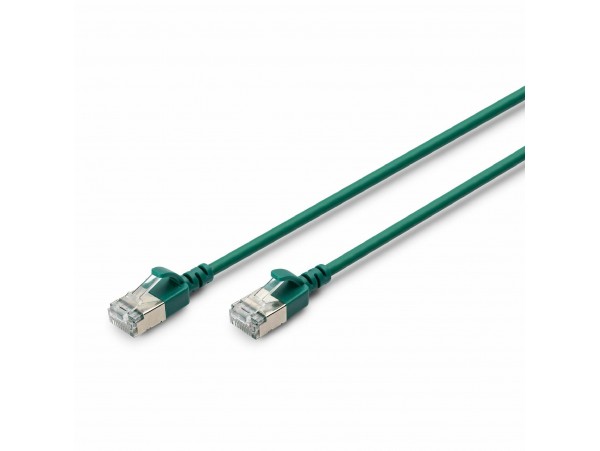 Digitus patch slim FTP CAT.6A   1m zelen