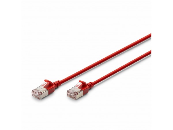 Digitus patch slim FTP CAT.6A  2m rdeč