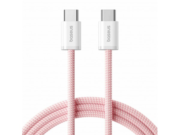 Baseus kabel USB C-C 2m 100W 20V 5A pleten roza Dynamic 4