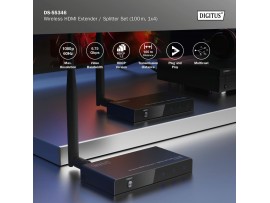 Digitus line extender HDMI množilnik brezžični SET 100m DS-55346