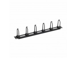 Triton organizator 1U rack 30x65mm z luknjami črn