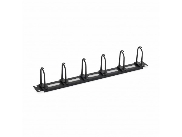 Triton organizator 1U rack 30x65mm z luknjami črn