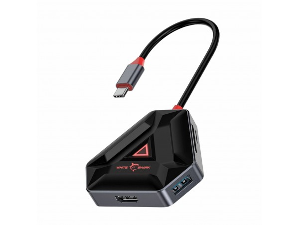 WHITE SHARK hub USB 3.1 TipC 3xA + HDMI HEXAGON