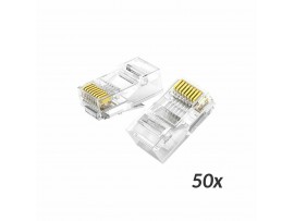 Ugreen RJ45 konektor CAT.6 UTP trdi kabel pak/50 NW120-50