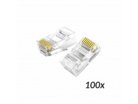 Ugreen RJ45 konektor CAT.6 UTP trdi kabel pak/100 NW120-100