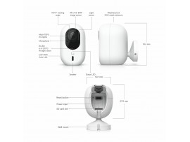 Ubiquiti kamera Unifi 8.0MP brezžična zunanja bela UVC-G6-INS-W