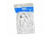 Bachmann podaljšek 250V spiralni 1m bel BM0010721