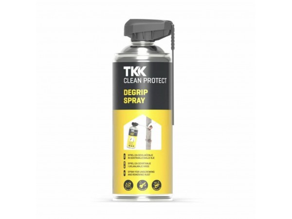 TKK tehnični sprej DEGRIP ČISTILO IN RAZMAŠČEVALEC CLEAN PROTECT 400ML