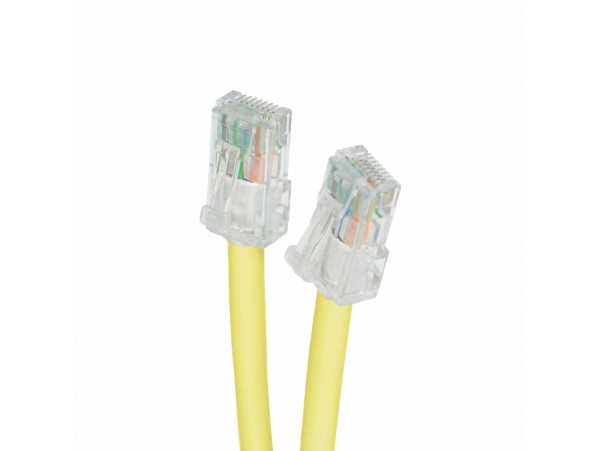 Leviton patch UTP CAT.6   5m rumen P12 C6CPCU050-6CCBB-P12