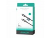 Joyroom kabel USB TipC/Lightning 1.2m 30W črn pleten z magnetom S-A50
