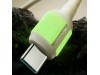 Joyroom kabel USB C-C 1.2m 60W bež silikonski luminescent S-A53