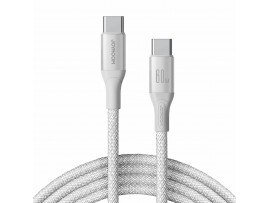 Joyroom kabel USB C-C 1m 60W bel pleten S-A28 Joyroom kabel USB C-C 1m 60W bel pleten S-A28