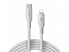 Joyroom kabel USB TipC/Lightning 1m 30W bel pleten S-A28 Joyroom kabel USB TipC/Lightning 1m 30W bel pleten S-A28