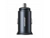 Joyroom polnilec avtomobilski 12V 24V 60W PD QC TipA TipC črn JR-CCN04