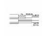 Kabel koaksialni kombo RG59/3.66 2X 0,75 bel 100m kolut DO