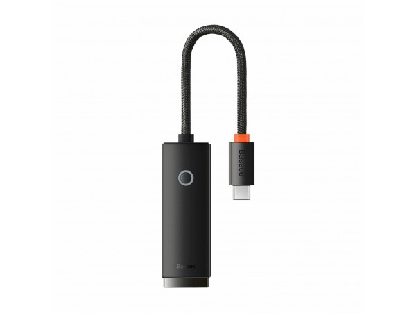 Baseus pretvornik USB 3.1 TipC-Mrežni UTP Giga črn WKQX000301