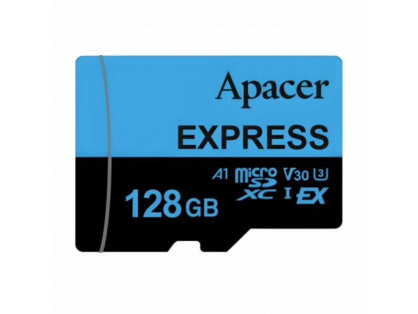 APACER microSD express 128GB spominska kartica U3 V30 AP128GMCEXG3X17-RA