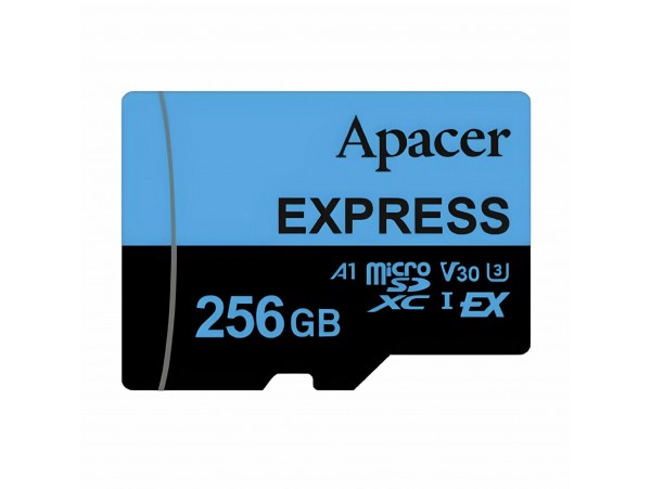 APACER microSD express 256GB spominska kartica U3 V30 AP256GMCEXG3X17-RA
