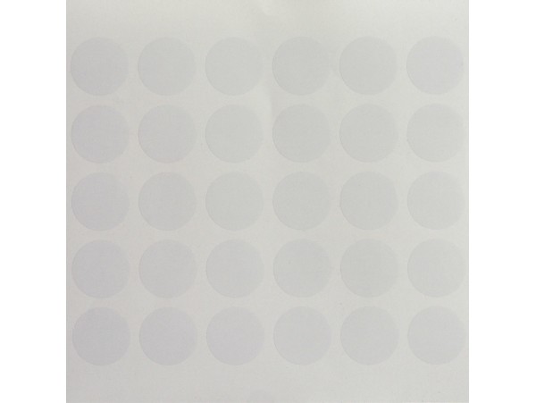 Nalepka za zapiranje embalaže, fi 30mm, 40 kos/A4