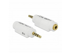 Delock adapter AVDIO Jack 3,5M 4-pin CTIA-Jack 3,5Ž 4-pin OMTP 65590