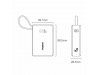 Baseus prenosna baterija 10.000mAh 45W PowerBank TipC kabel črna P10076803123-0