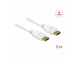 Delock kabel DisplayPort 3m 4K 60Hz bel 84878