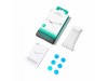 Joyroom vezice silikonske z magnetom set/6kos bele JR-ZS422