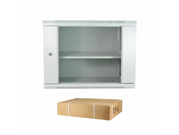 DATECH zidni kabinet 12U 635 600x450 siv + polica DP.6412.9000