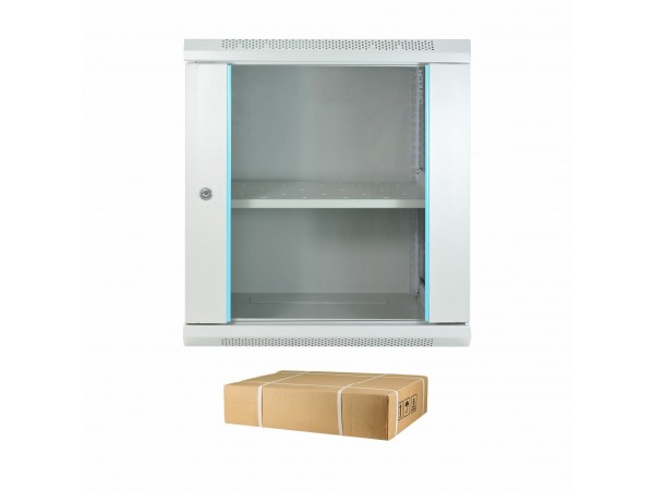 DATECH zidni kabinet 18U 901 600x450 siv + polica DP.6418.9000