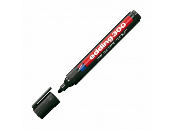 Edding permanentni marker črn E-300