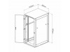 Triton kabinet 42U 1970 800x1200 siv N8 sestavljen