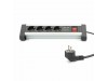 Digitus razdelilec 4x220V 2xUSB namizni s stikalom 1,5m črn DA-70614