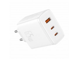 Baseus polnilec 65W USB 2xTipC TipA GaN5 CubePro bel P10152301213-00