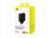 Baseus polnilec 65W USB 2xTipC TipA GaN5 CubePro črn P10152301113-00