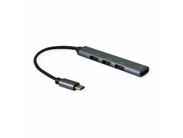 Secomp hub USB 3.0 4xTipA 12cm siv S3017