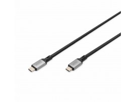 Digitus kabel USB 4.0 C-C 8K 60Hz 100W 3m črn DB-300443-030-S